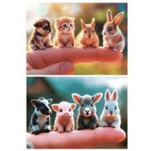 Load image into Gallery viewer, Puzzle 2 x 20pc Baby Animals (animals on human finger)(Educa