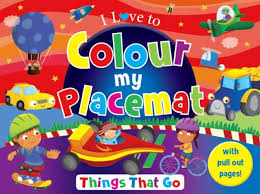 Colour My Placemat - Things That Go