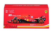 Load image into Gallery viewer, Ferrari F1 SF-24 2024 #16 (w Helmet) (scale 1 : 43)