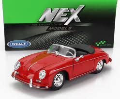 Porsche 356A Speedster (Convertible) Red (scale 1 : 24)