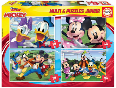 Mickey & Friends - Puzzle 20, 40, 60 & 80pc Multi Mickey & Friends