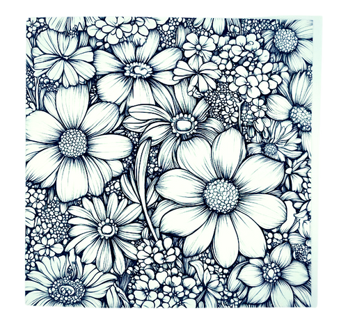 Greeting Card - Mother's Day Flowers 155 x 155mm