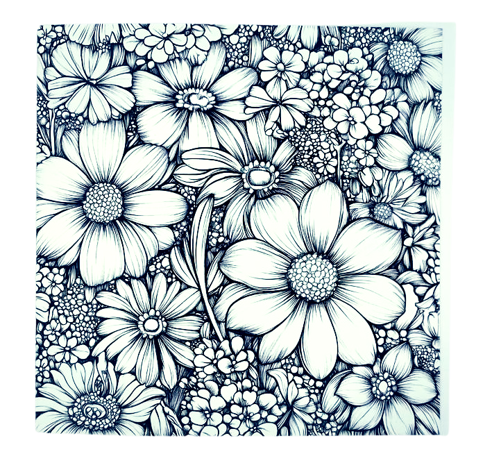 Greeting Card - Mother's Day Flowers 155 x 155mm