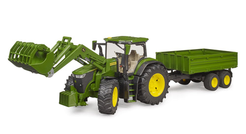 John Deere 7R 350 with Frontloader & Tipper Bruder