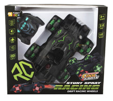 Load image into Gallery viewer, R/C Light Spray Drift Car Green (28cm)