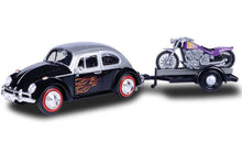 Load image into Gallery viewer, VW Beetle Trailer Set - Motorbike on Trailer (scale 1 : 24)