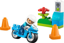Load image into Gallery viewer, 10471 Blue Police Motorcycle Duplo