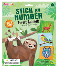 Load image into Gallery viewer, Sew Star - Stick By Number Forest Animals