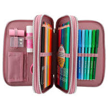 Load image into Gallery viewer, Top Model Triple Filled Pencil Case Glitter &amp; Pocket
