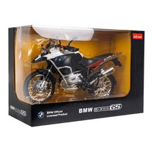 Load image into Gallery viewer, BMW R1200 GS White &amp; Black (scale 1 : 9) (Rastar)