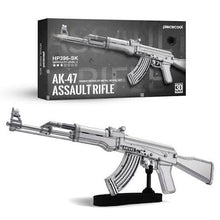 Load image into Gallery viewer, Puzzle 3D AK-47 Assault Rifle 121pc (metal) (piececool)