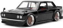 Load image into Gallery viewer, Datsun 510 Advan Black JDM Tuners 1973 (scale 1 : 24)