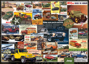 Puzzle 1000pc Jeep Advertising Collection