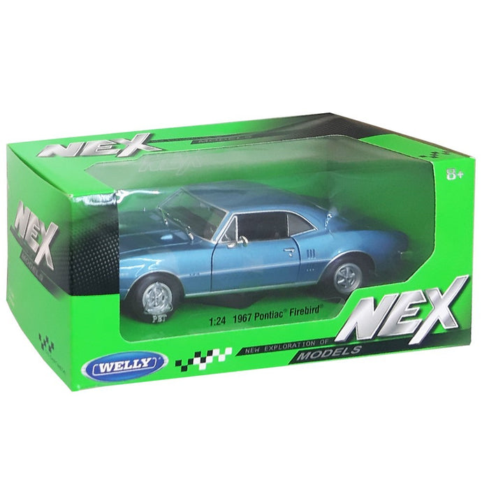 Pontiac Firebird Blue 1967 (scale 1 : 24)