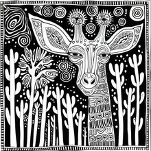 Load image into Gallery viewer, Fine Art - Giraffe&#39;s Day Out 300 x 300mm
