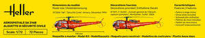 Aerospatiale Alouette III Civil (scale 1 : 72) (Heller)