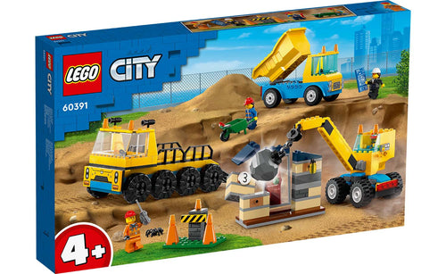 60391 Construction Trucks & Wrecking Ball City