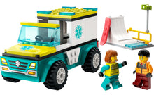 Load image into Gallery viewer, 60403 Emergency Ambulance &amp; Showboarder City