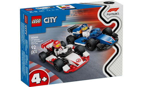60464 F1 Williams Racing & Haas Race Cars Formula 1 City