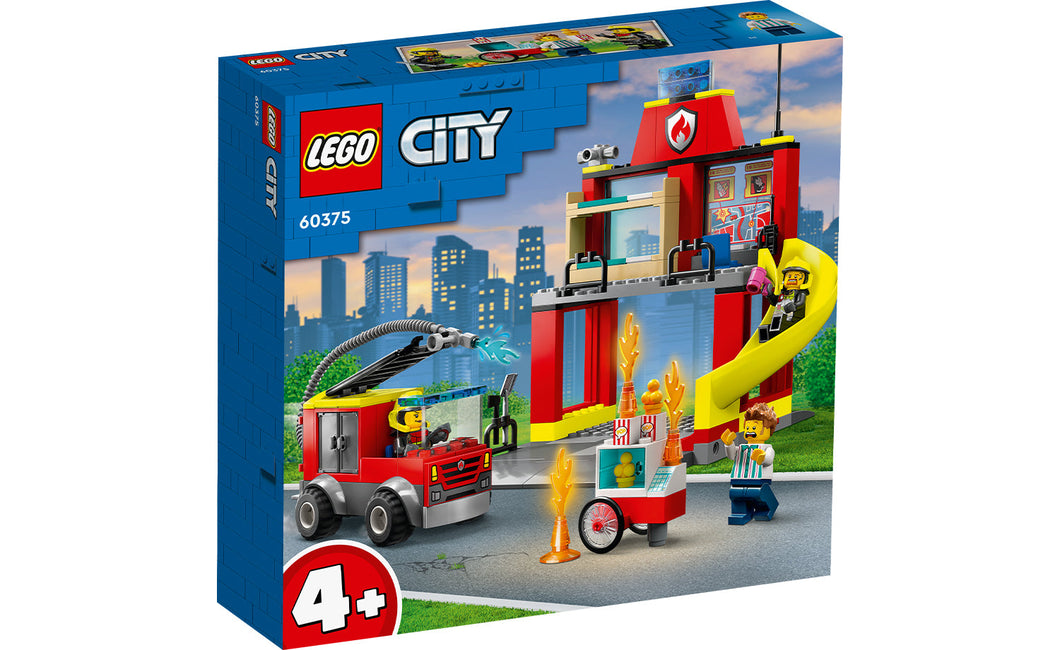 60375 Fire Station & Fire Truck City