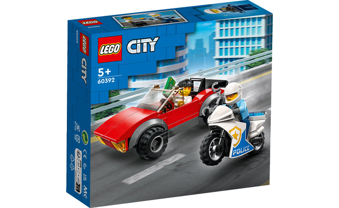 60392 Police Bike Car Chase City