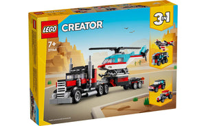 31146 Flatbed Truck with Helicopter Creator