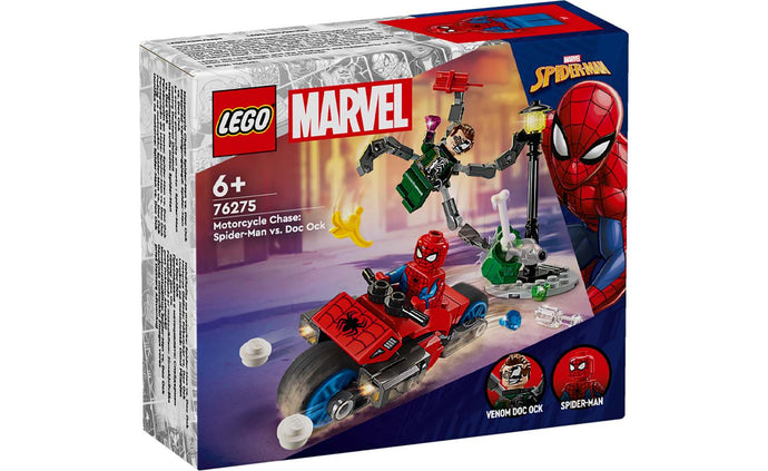 76275 Motorcycle Chase: Spiderman Vs Doc Ock Marvel