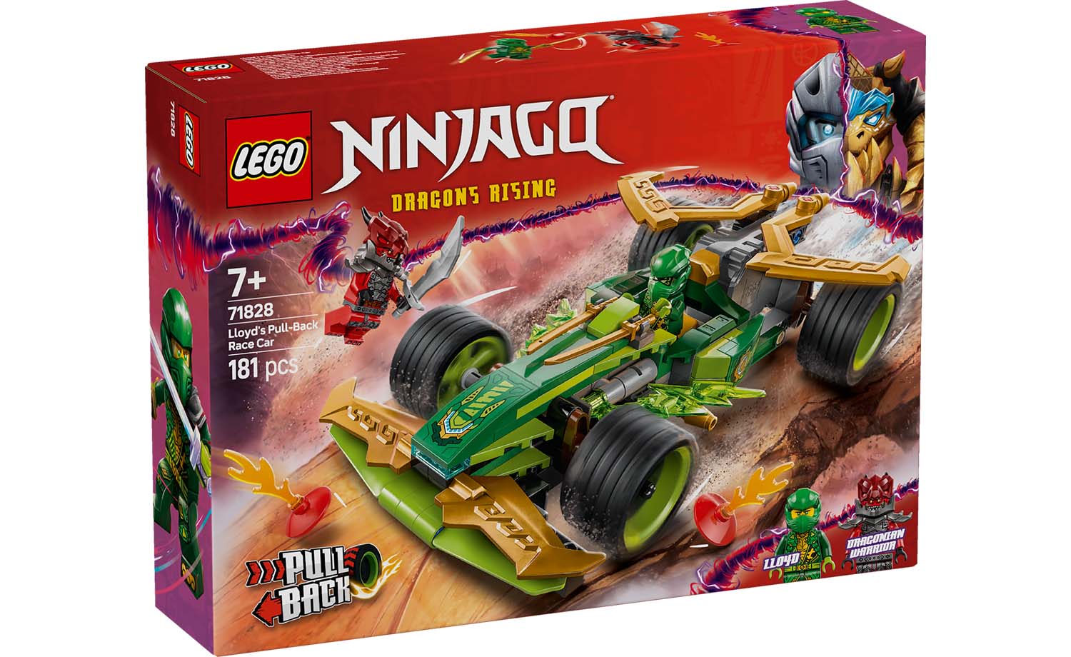 71828 Lloyd's Pull Back Race Car Ninjago – Toyville - South Africa