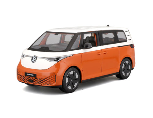 Volkswagen ID Buzz 2023 White/Orange (scale 1 : 24)