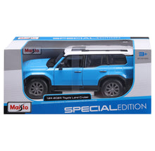 Load image into Gallery viewer, Toyota Land Cruiser 2024 (White &amp; Blue) (scale 1 : 24)