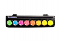 Micador Dark Arts 8 x Neon Watercolour Paint Discs w Brush