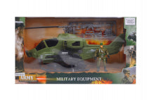 Military Helicopter & Soldier