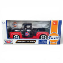 Load image into Gallery viewer, Ford F-100 Pickup with Gulf Livery 1956 (scale 1 : 24)