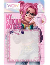 Load image into Gallery viewer, WOW Generation Transparent Post It Notes Assorted (Carded)