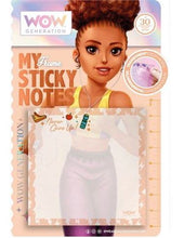 Load image into Gallery viewer, WOW Generation Transparent Post It Notes Assorted (Carded)