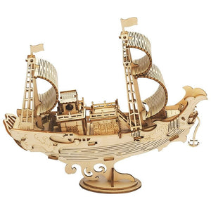 Puzzle 3D Japanese Diplomatic Ship (Wooden)