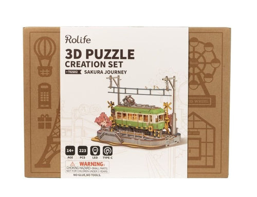 Puzzle 3D Sakura Journey (Wooden)