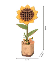 Load image into Gallery viewer, Puzzle 3D Sunflower 86pc (Rowood)