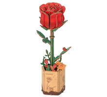 Load image into Gallery viewer, Puzzle 3D Red Rose 106pc (Wooden)