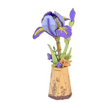 Load image into Gallery viewer, Puzzle 3D Purple Iris 73pc (Rowood)