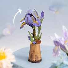 Load image into Gallery viewer, Puzzle 3D Purple Iris 73pc (Rowood)