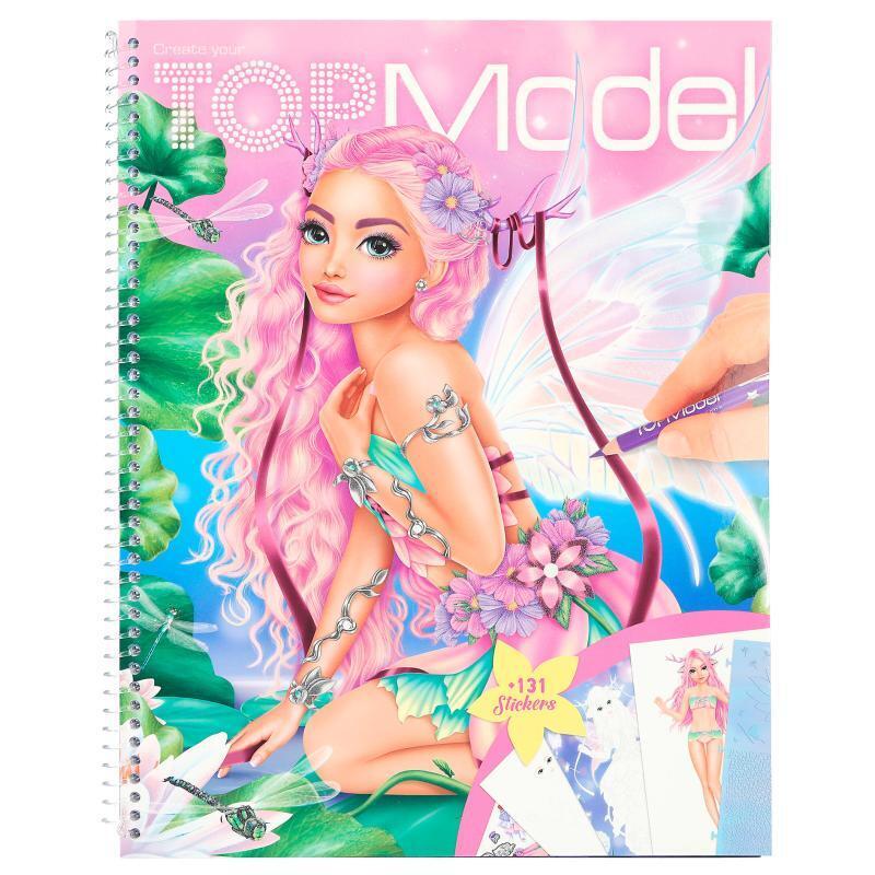 Top Model Create Your Fantasy Model Colouring Book