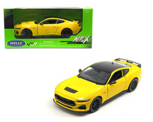 Load image into Gallery viewer, Ford Mustang GT 2024 Yellow (scale 1 : 24)