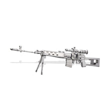 Load image into Gallery viewer, Puzzle 3D Sniper Rifle SVD 106pc (metal) (piececool)