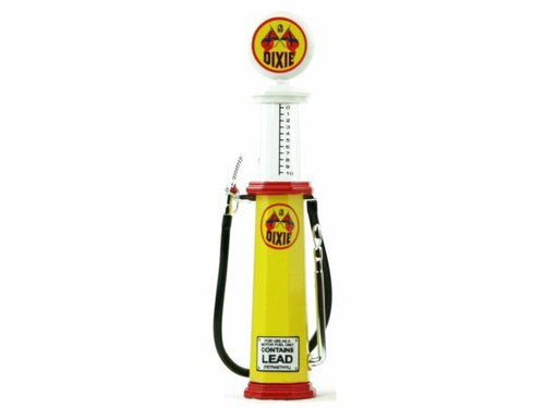 Gas Pump Dixie Emblem Round (scale 1 : 18) (yellow)