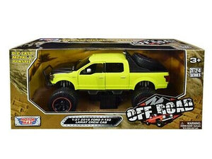 Ford F-150 Lariat Cab Off Road Yellow 2019 (scale 1 : 24)