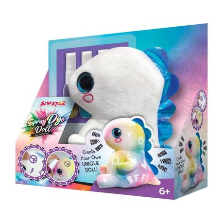 Sew Star DIY Spray Dye Doll Dino Plush Toy