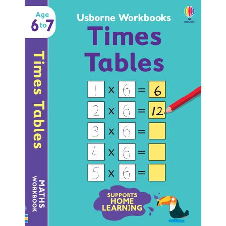 Usborne Workbooks - Times Tables Workbook (6-7y)