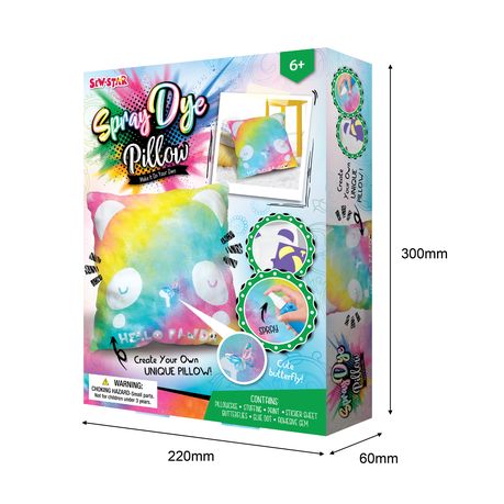 Sew Star Spray Dye Make Your Own Unique Pillow Kit (Boxed)