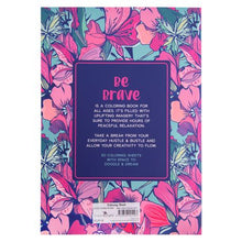 Load image into Gallery viewer, Be Brave Adult Colouring Book